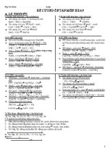 Đề cương ôn tập môn hóa 9